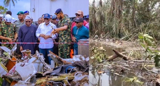 NAF Air Crash: Ondo Gov Orders Fumigation Of Igbokoda River NAF air crash