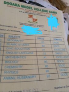 Proxy WAEC Result