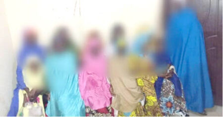 RESCUED NIGER WOMEN