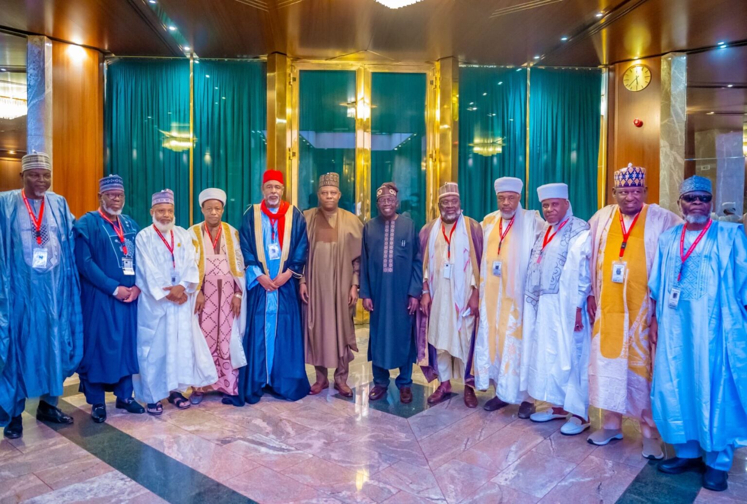 Tinubu With Religious Leaders