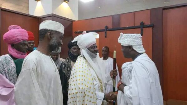 Former Emir Of Kano, Bayero Make First Trip Amid Ongoing Dispute Over Throne bayero oni